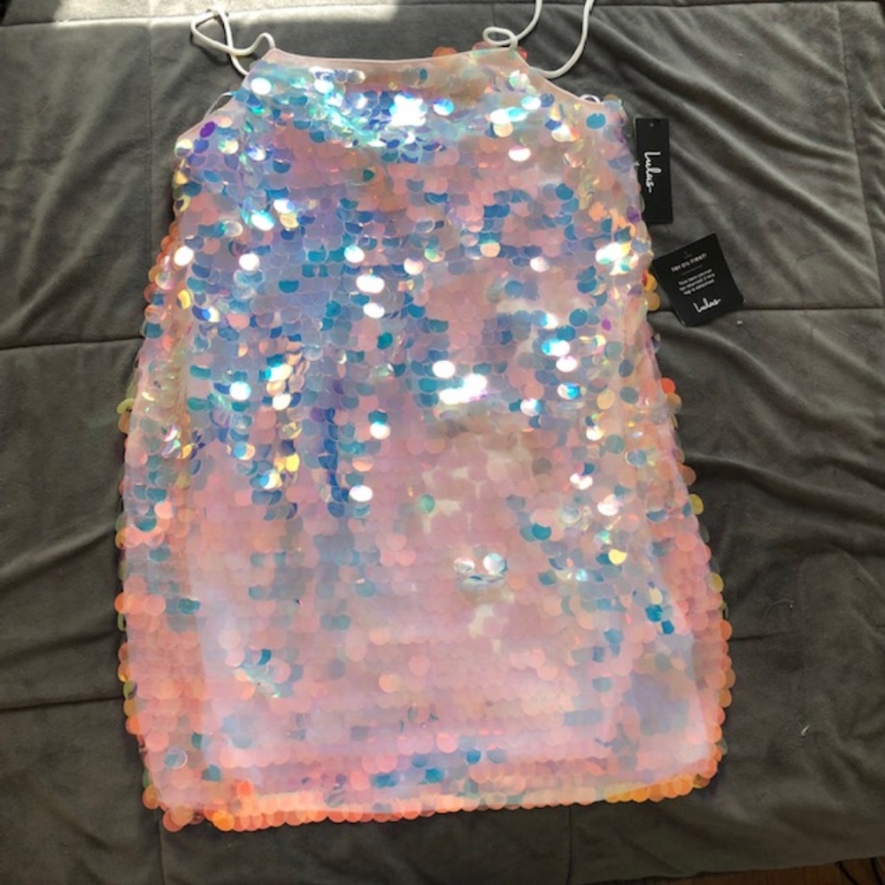 Lulus Sequin Mini Party Dress